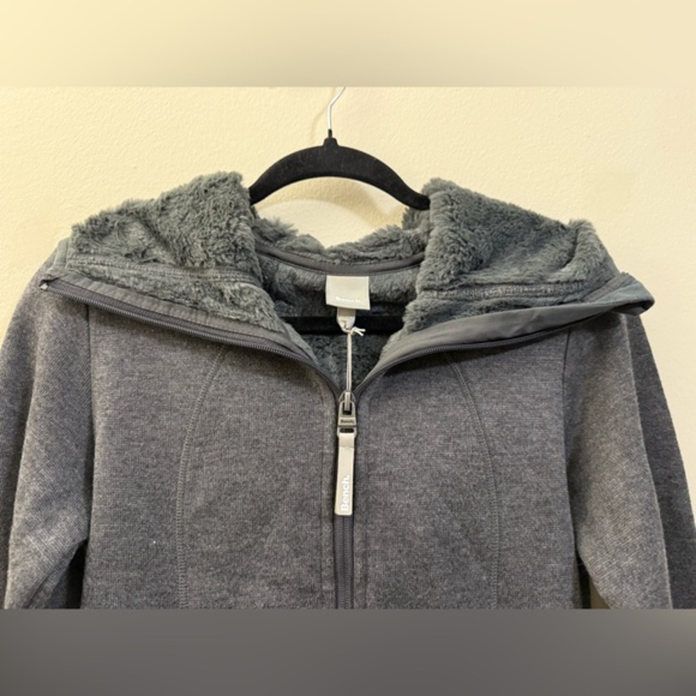 NWT Women’s Bench‎ Fleece Lined Athletic Jacket in Gray - S - Picture 3 of 16